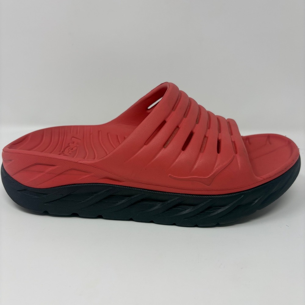 Hoka One One Ora Recovery Slide 2 Women Size 7 Red Sandals (1099674)
